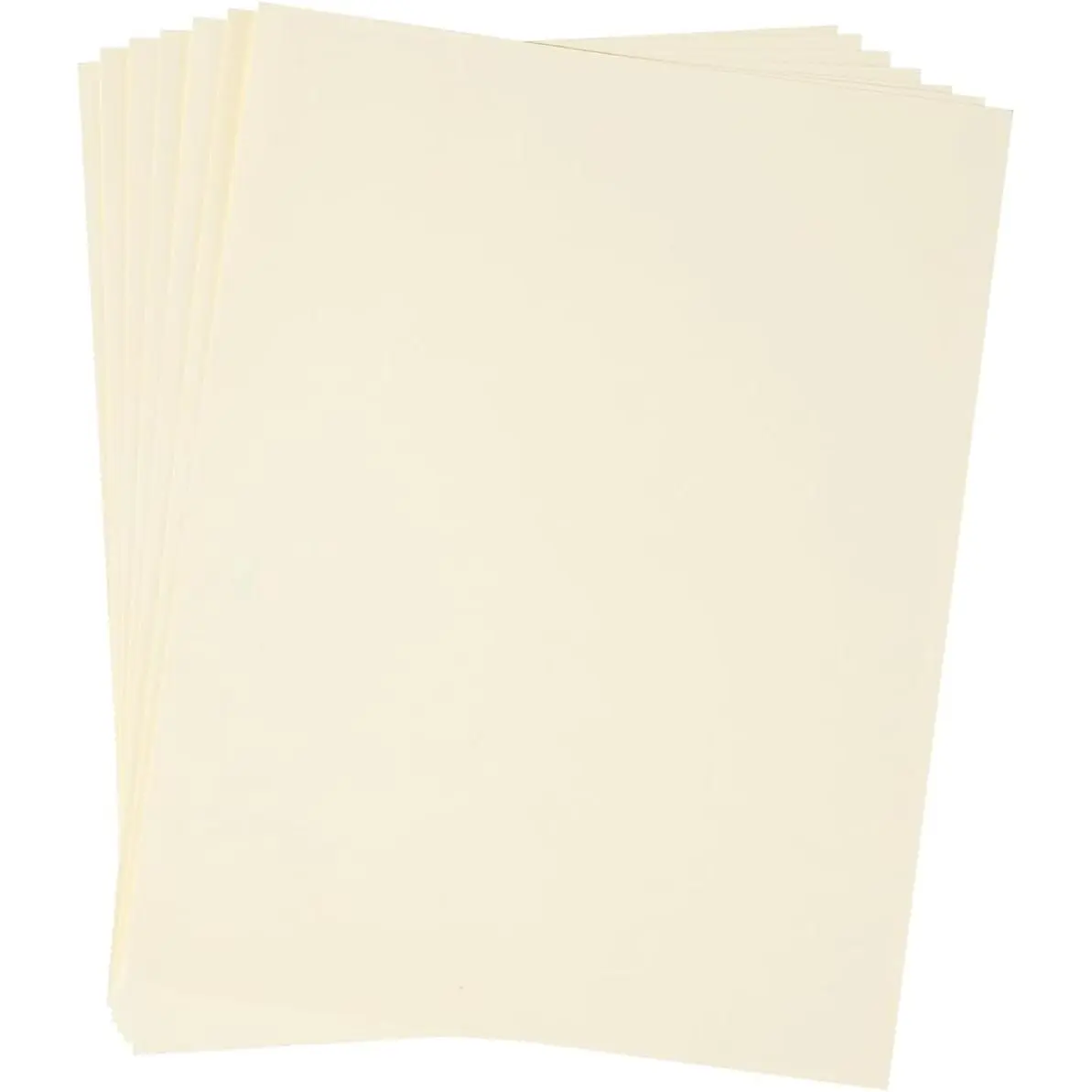 20 Sheets Blank Cream Thick Paper Cardstock, 8.5x11 inches | For DIY Crafts Cards Making, Invitations, For Scrapbook Supplies