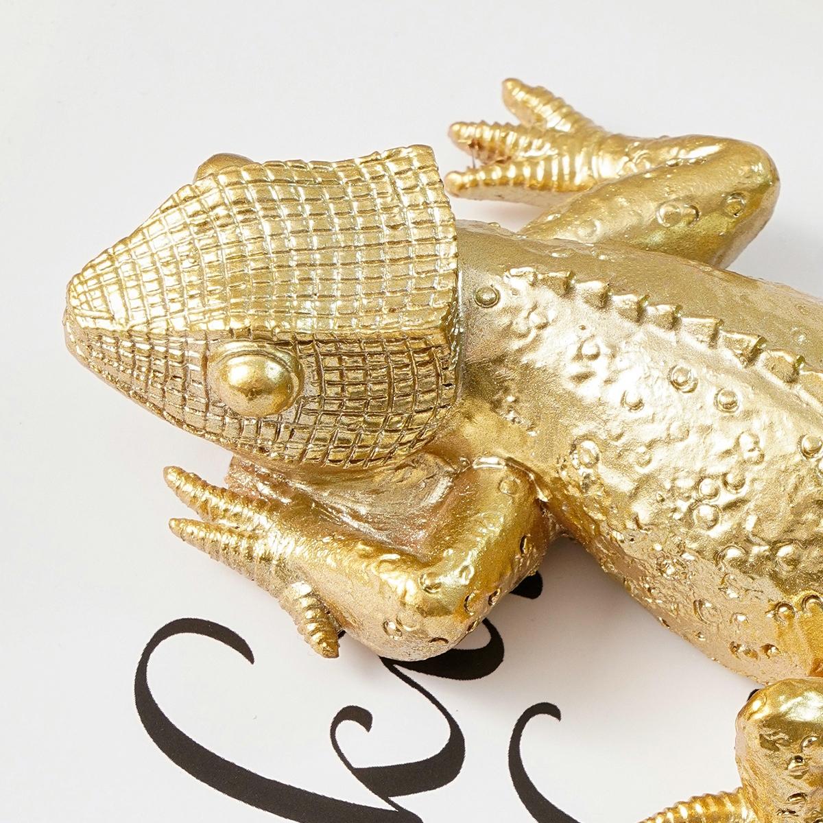 European Style Lizard Wall Hanging Decor, Vintage Resin Craft, Handmade Home Wall Decoration, Wall Mounted Decoration, 1 Piece