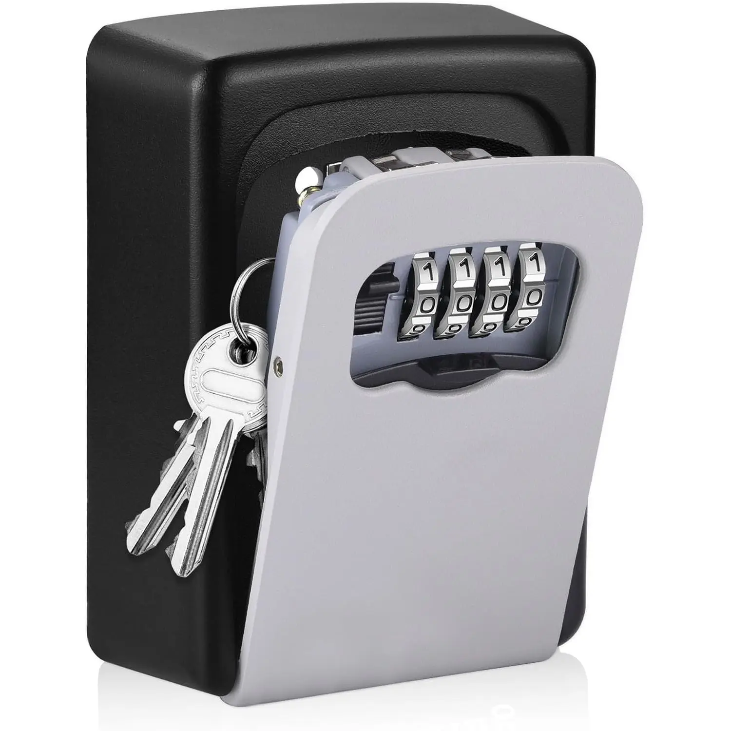 Key Lock Box for Outside - Sturdy and Durable Lock Box for House Key,5 Key Capacity Lockbox for  Outdoor,  Spare Key Lockbox with Resettable Code for ,Garage,Airbnb