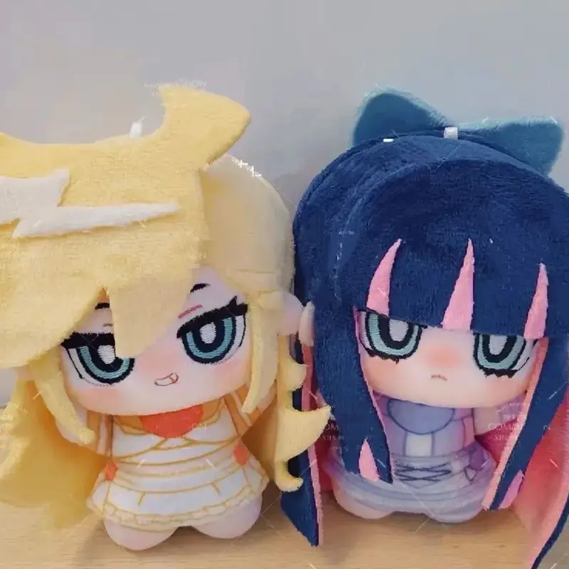 Anime 10cm Panty Stocking with Garterbelt Plushie Figure Keychain Doll Backpack Decorative Pendants Doll Stuffed Toys Gift