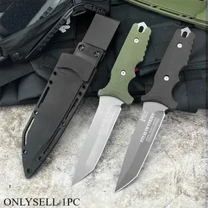 Outdoor High Hardness Multi-Functional Hiking Fixed Knife, 440C Blade, Abs Handle, Camping Fishing Tool, Father's Day Gift
