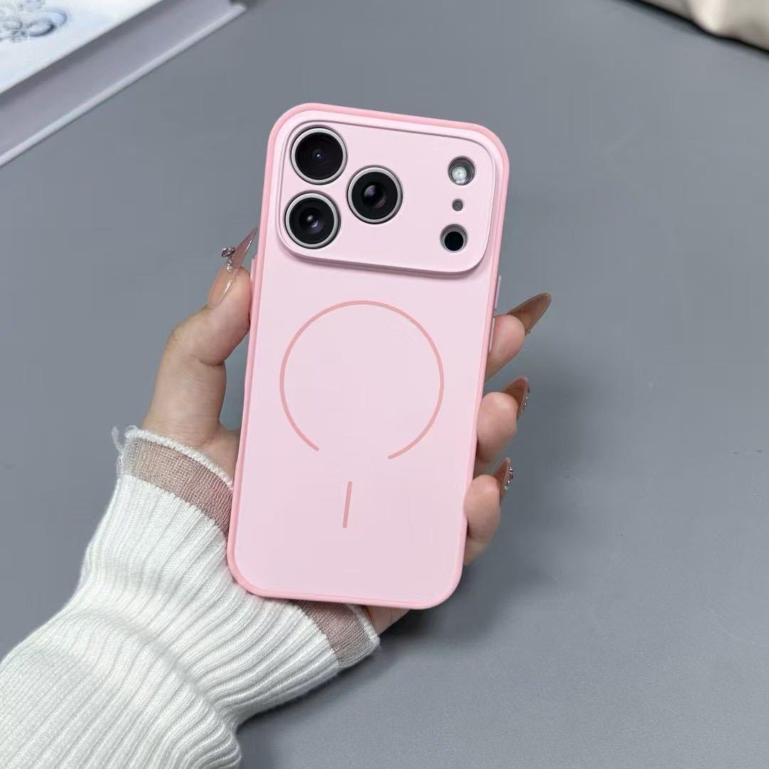 Premium Soft Touch iPhone Case with MagSafe & Camera Protector, Smooth Silicone Grip, Slim Shockproof Protection for iPhone 17 16 15 14 13 12 ProMax Plus Air 16E