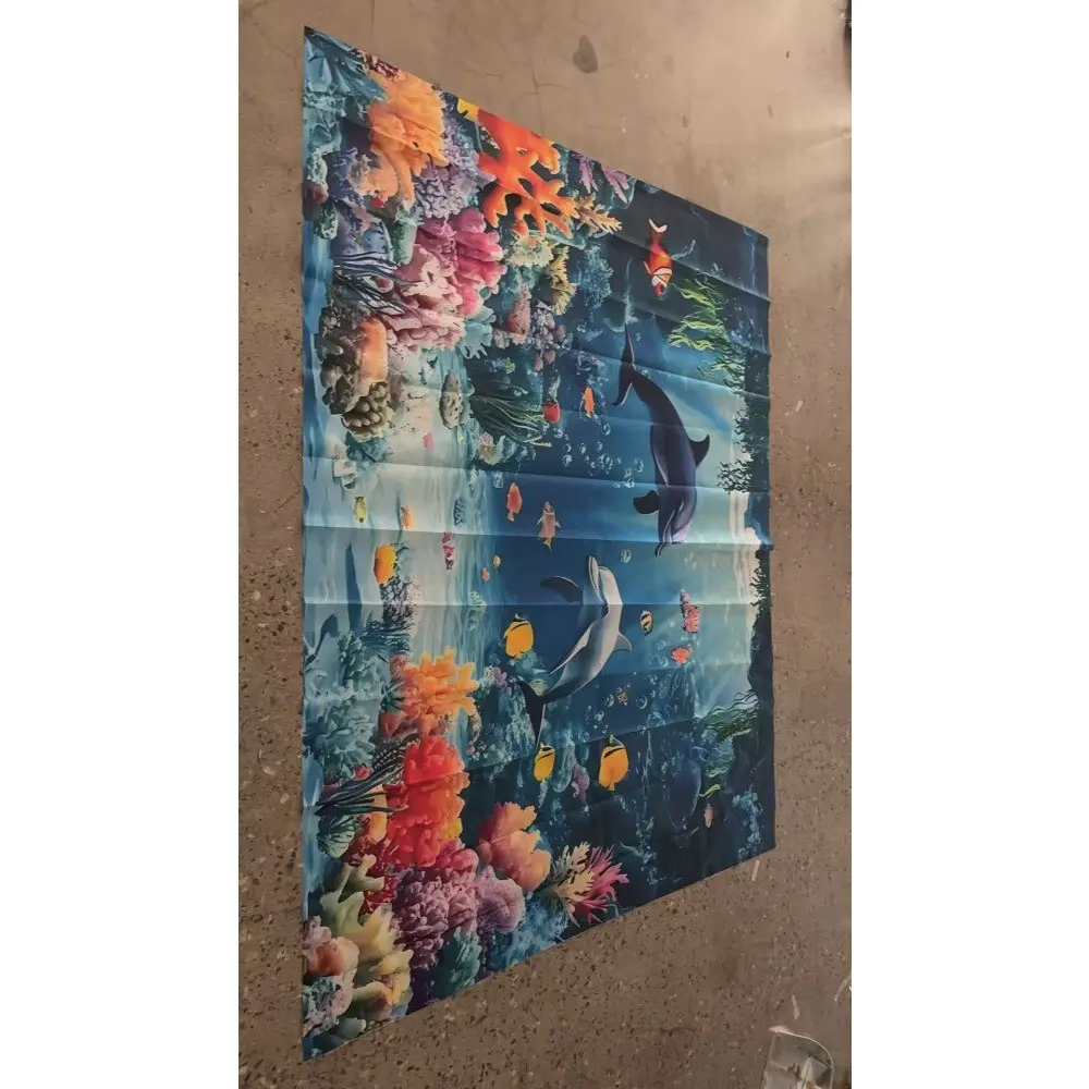 1 piece, background fabric Indoor Backdrops (39X59 inches, 51X59 inches, 70.8X90.5 inches) for ocean world view, suitable for birthday party without electricity, perfect for Christmas decoration