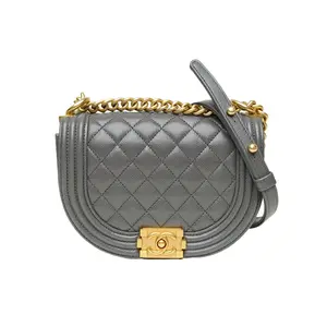 Pre-owned CHANEL Leboy Saddle Bag P226359681
