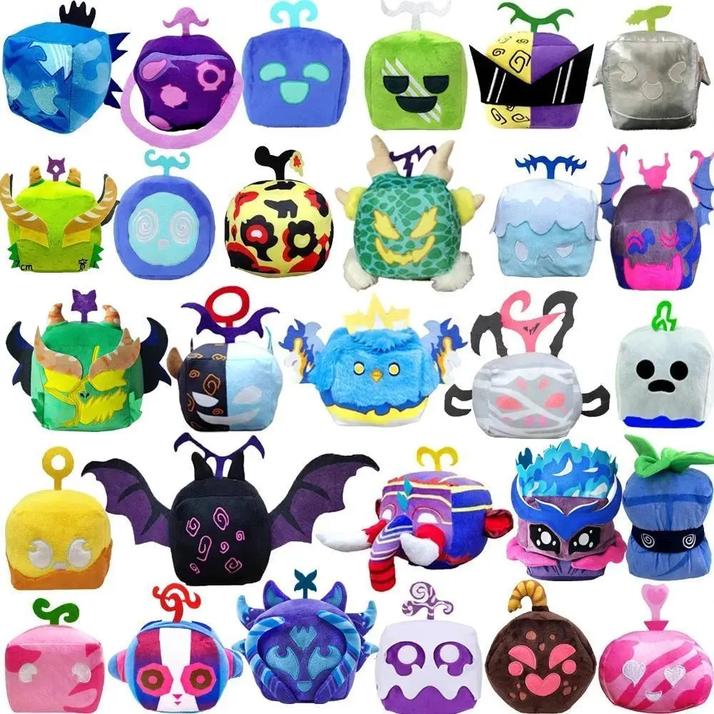 Blox Fruits box plush Anime Game blox fruit Doll Soft Stuffed Toy Birthday Christmas Gifts for children