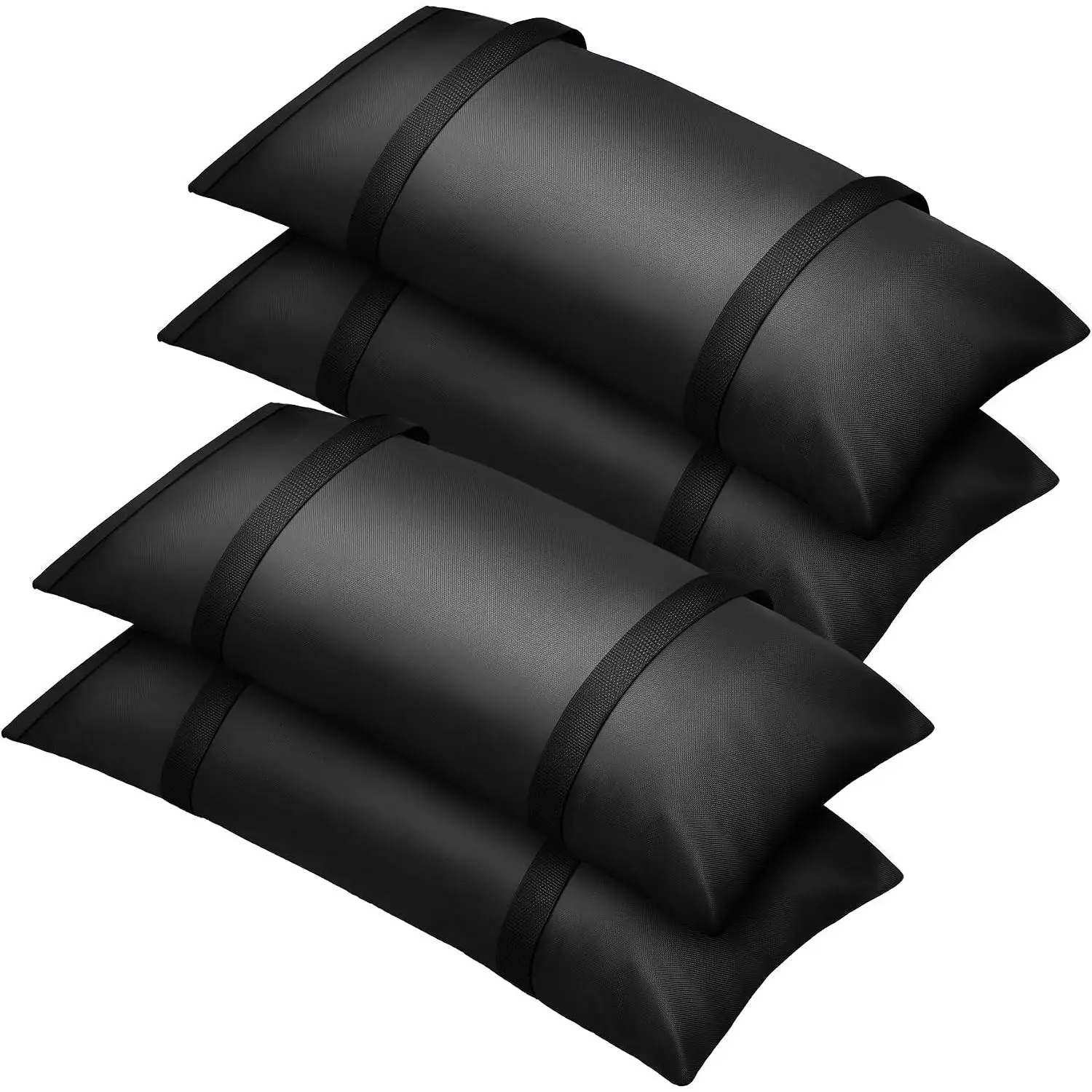 4 Packs Umbrella Base Weights Sandbags, Outdoor Sand Bags for Weight, Weatherproof Heavy Duty Weight Sandbag for Garden Furniture Umbrella Stand Cantilevers Poolside Accessories