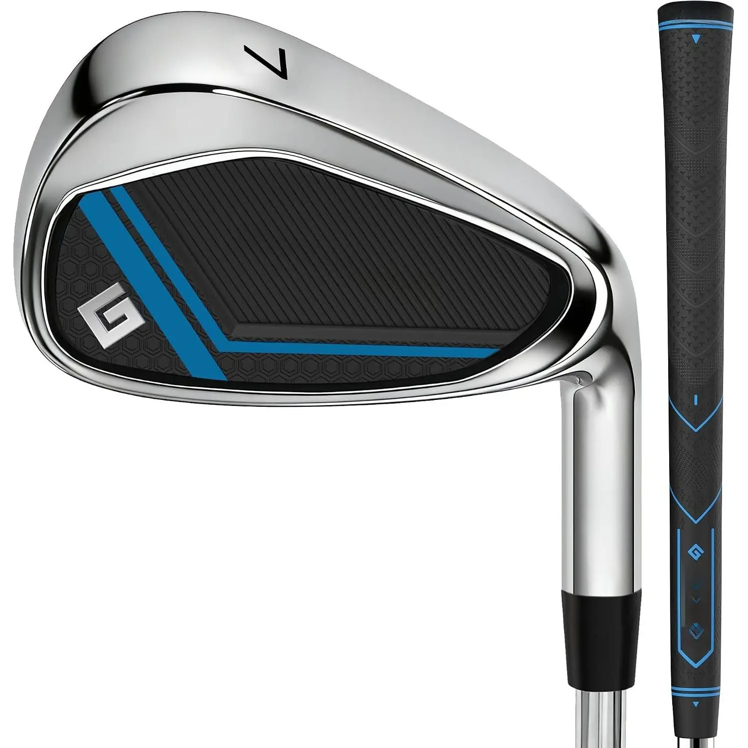 Golf Iron Set or Single Irons (5,6,7,8,9,Pitching Wedge) for Men Right Hand,  95g Steel Shaft with Deep Grooves for  Forgiveness, Accuracy & Max Distance,  Golf Gifts