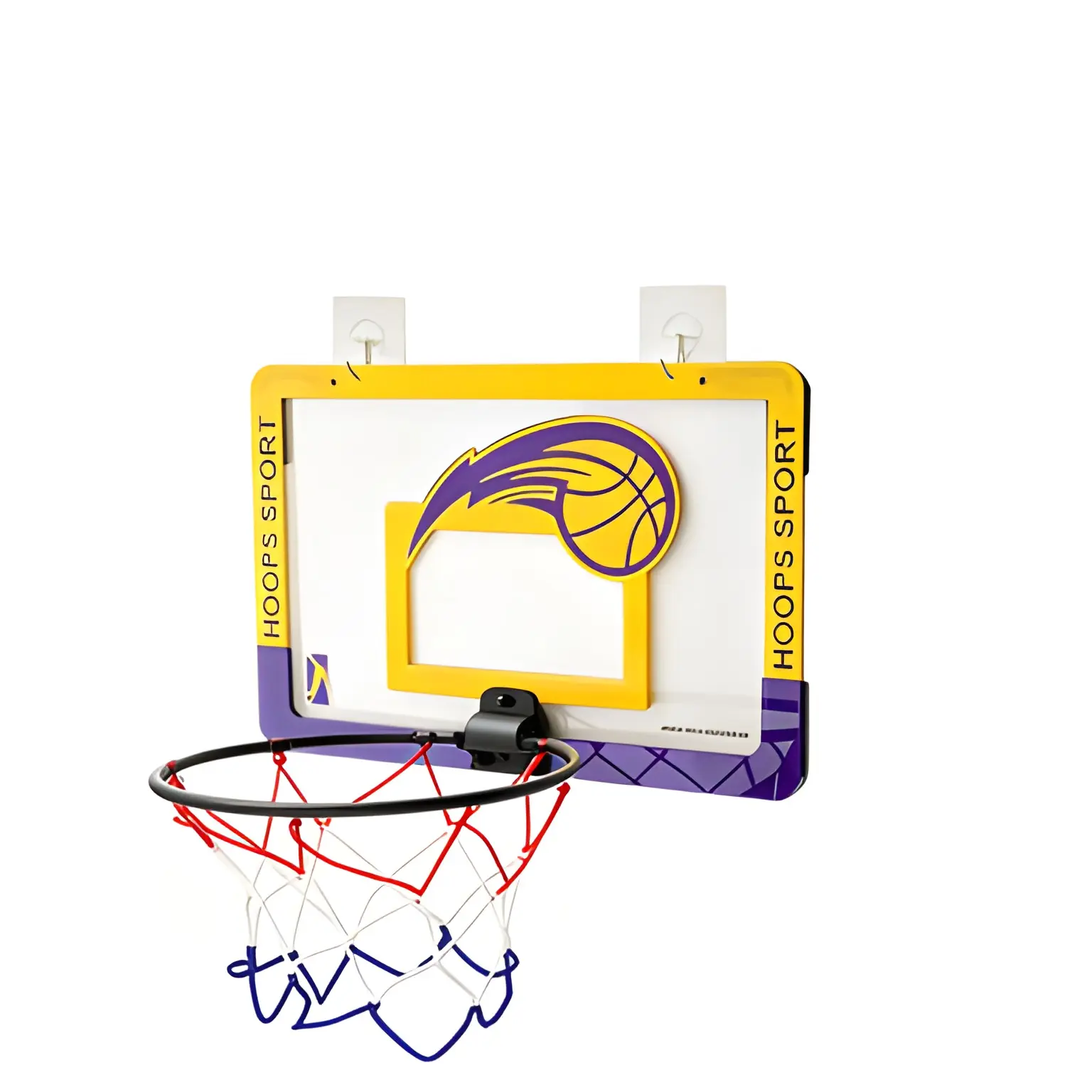Indoor Basketball Hoop for Kids, Door Mount Office Basketball Hoop, Mini Basket for Teens and Adults, Includes 3 Balls