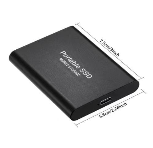 8TB 4TB 2TB Portable SSD Type-C USB 3.1 SSD Portable Flash Memory Up to 1050MB/s Portable SSD External SSD Hard Drive for Laptop Desktop PC Lightweight and Small Storage for Backups,Photos - Games Portable External Hard Driv
