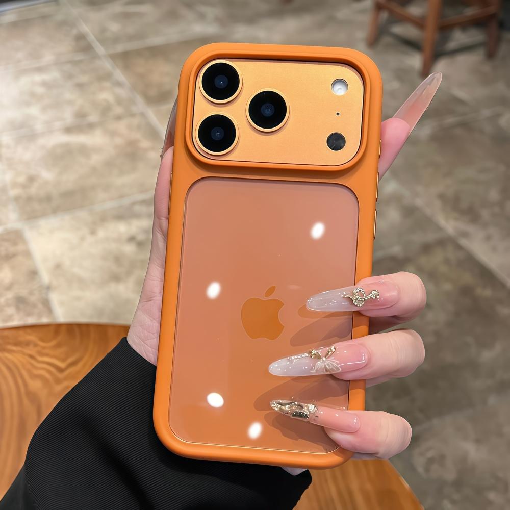 Intelligent Camera Touch Button Crystal Clear Phone Case for iPhone 17 Pro Max 17 Pro 17 Air Transparent Shockproof Cover Funda