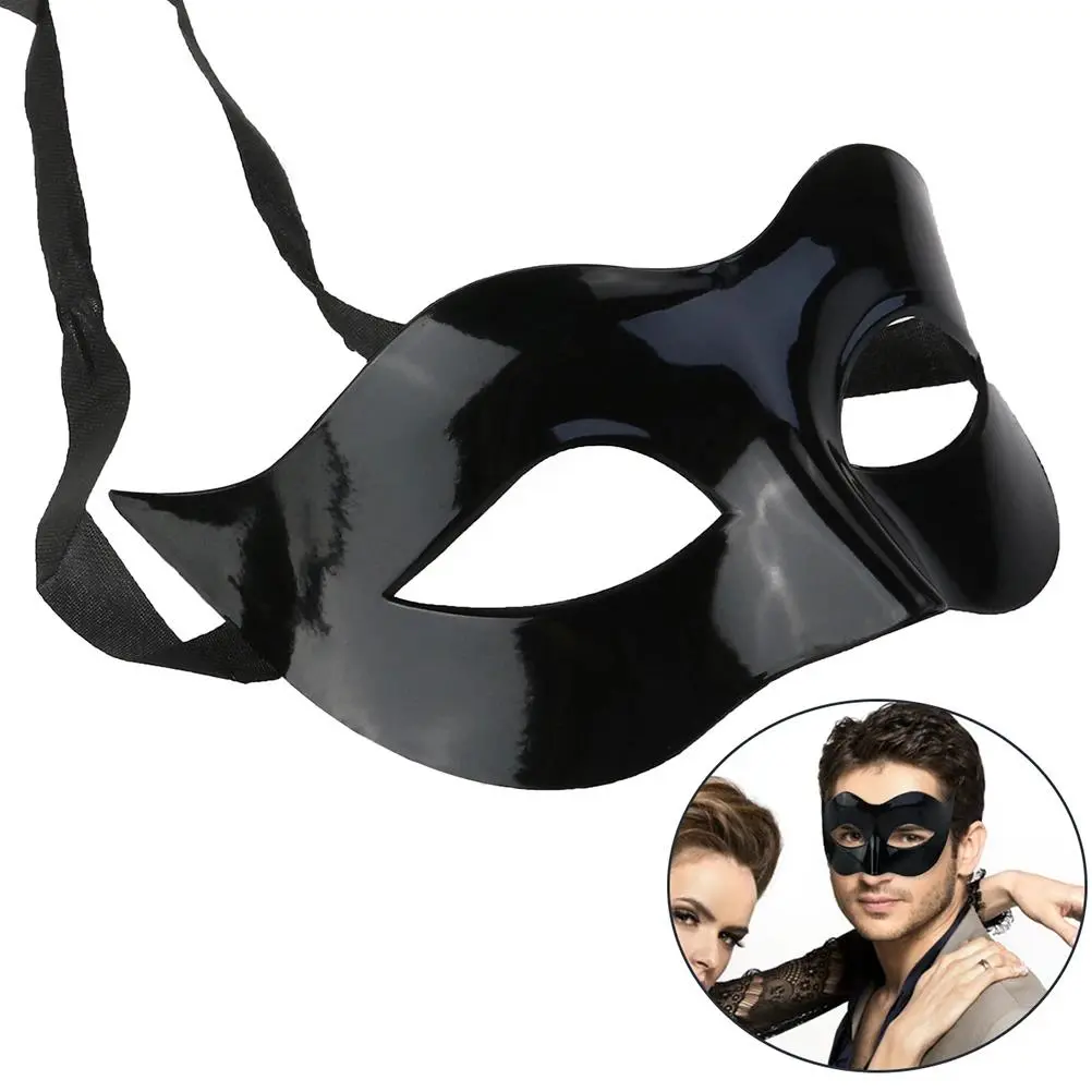 1pcs Masquerade Mask Mens Masquerade Ball Mask Ventian Costume Party Eye Mask Fancy Dress