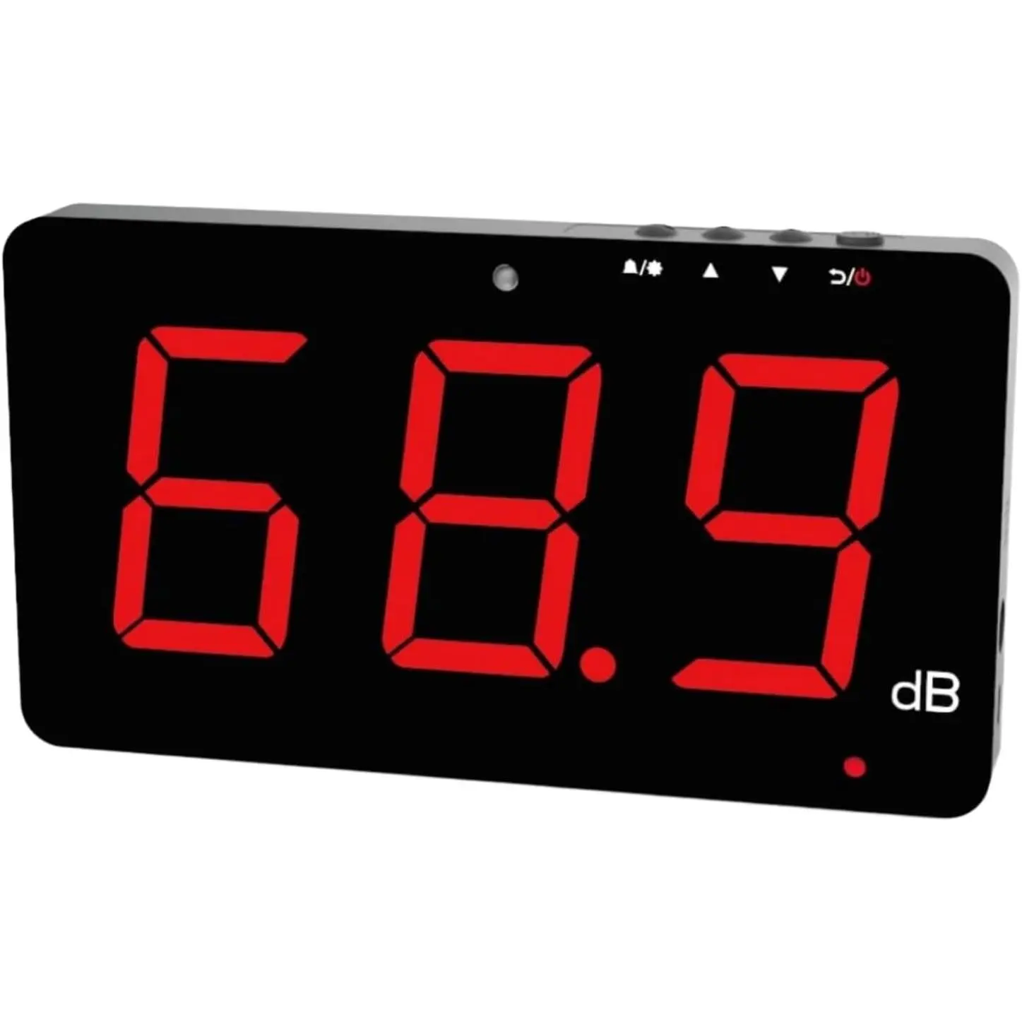 SW-525A Sound Level Meter Tester 30-130db Large Screen Red LCD Display Wall Hanging Type Decibel Noise Measuring with Alarm