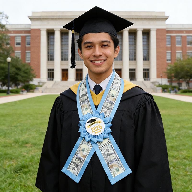 Graduation Birthday Holiday Celebration Garland Ribbon Handmade DIY Ribbon