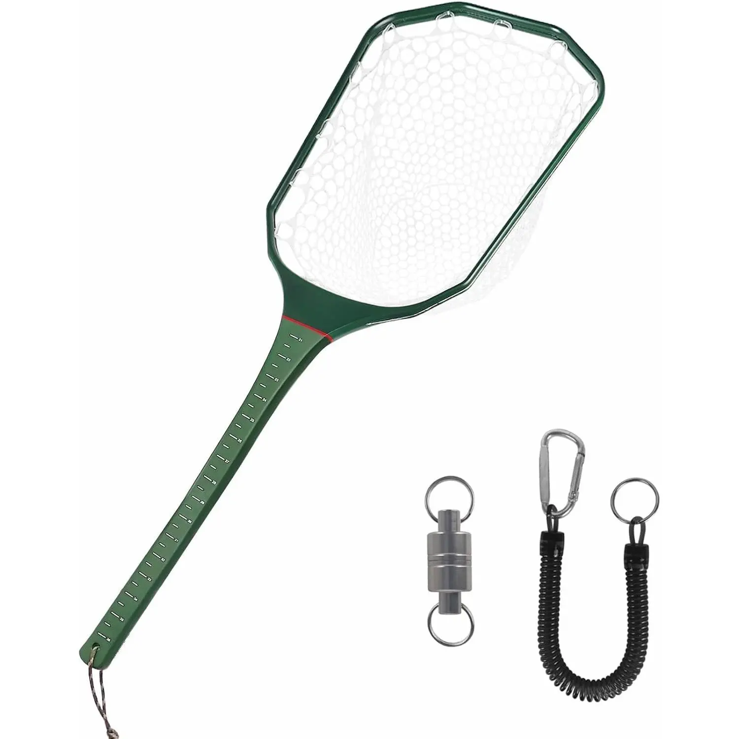 Fly Floating Fishing Net Carbon Fiber Landing Trout Net Light Weight Clear Rubber  Net Catch & Release