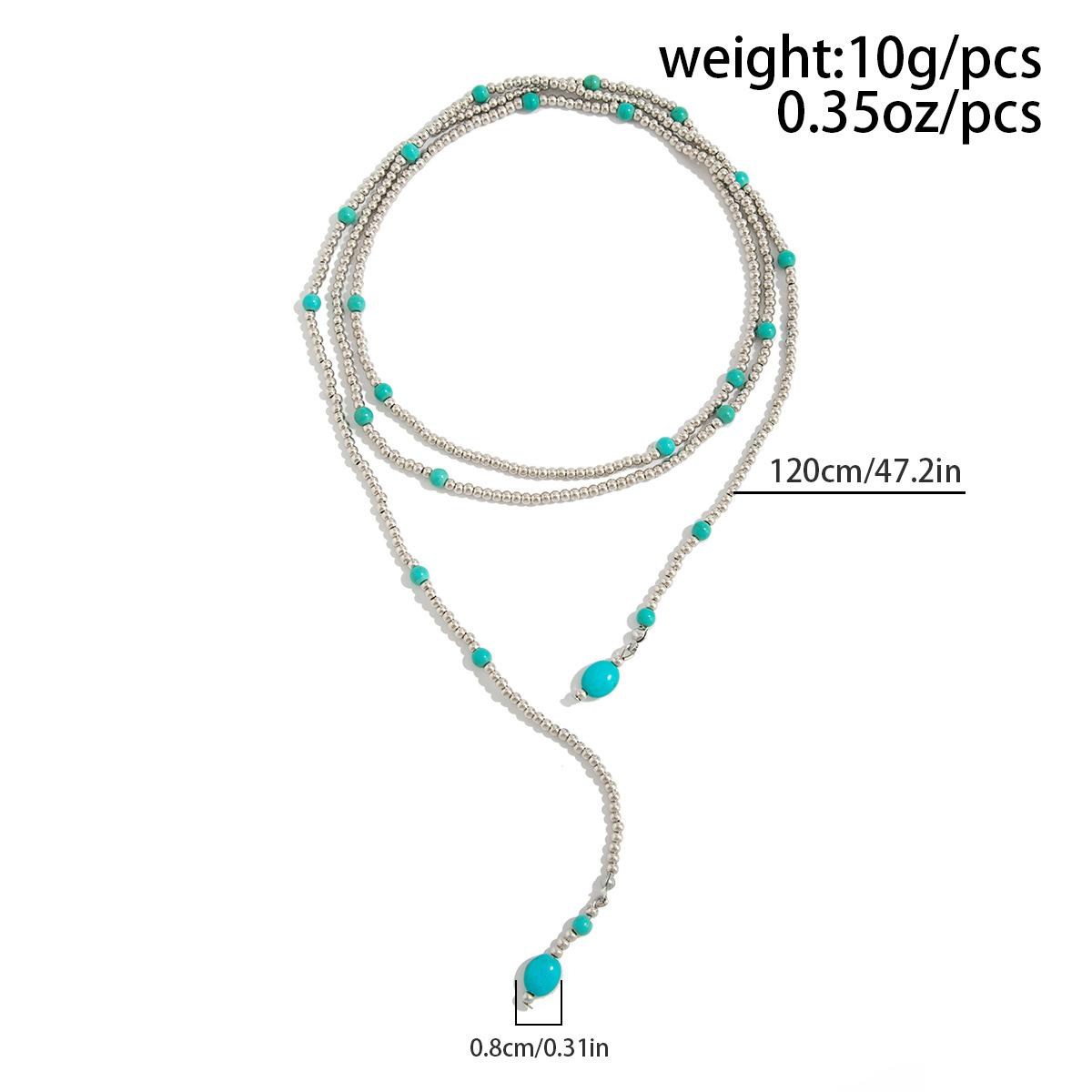 Hip Hop Irregular CCB Pearl Beaded Necklace Y-Shaped Disc Tassel Collarbone Chain Trendy Y2K Aesthetic Streetwear Layered Dainty Stylish Unique Fashion Jewelry Casual Stackable Accessories for Men Women Daily Party Street Hip Hop Outfit Wear
