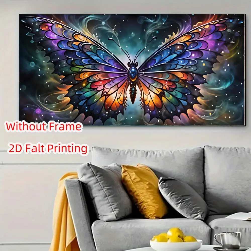 Large Butterfly Animal Pattern Diamond Painting Kit, Adult DIY 5D Diamond Art, Home Wall Decor, Beginner Friendly, Full Round Diamonds