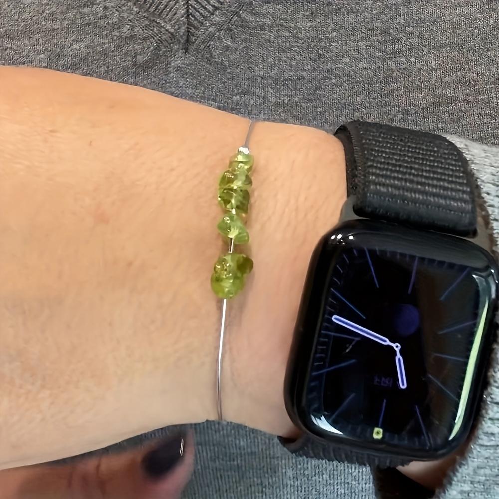 2count Peridot Sne Bracelet+Necklace Set, Helps Attract Wealth, Abundance, And Prosperity necklace