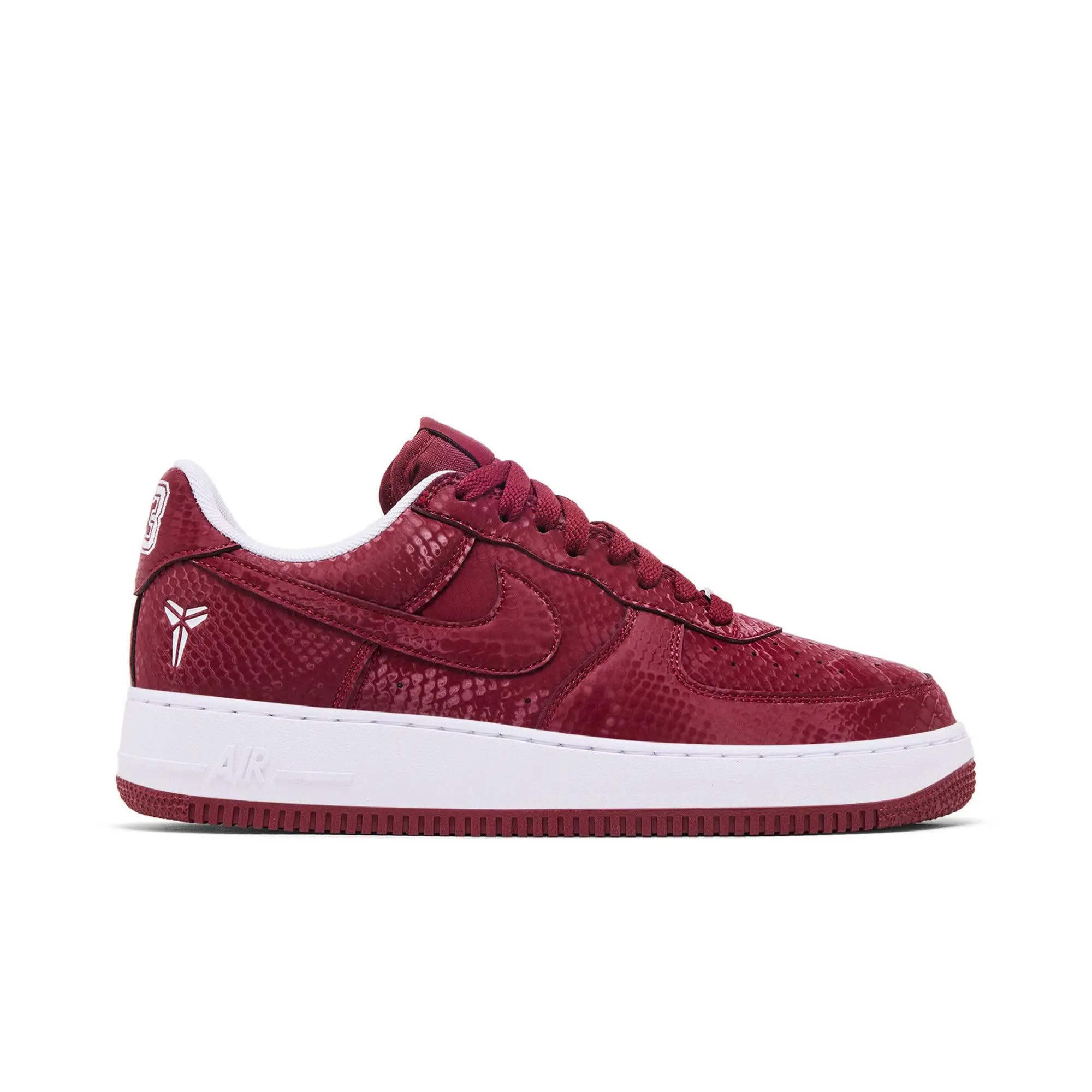 Kobe Bryant x Nike Air Force 1 Low 'Lower Merion' (Unisex) Team Red/White sneakers IB0018 600