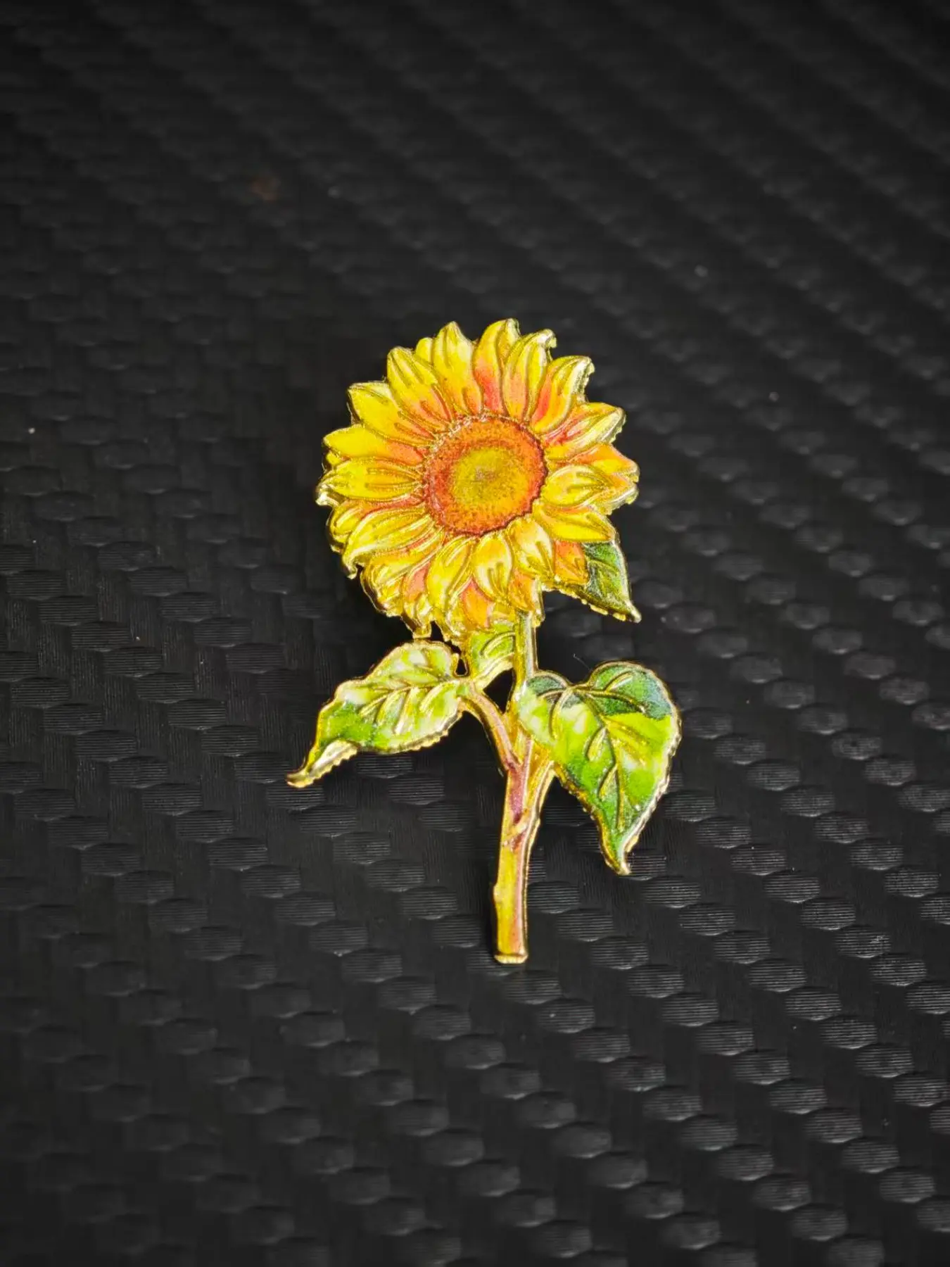 1Pcs🌻 Sunflower Pin | Bright Yellow Floral Enamel Badge | Sunny Accessory | Energetic Gift | Flower Brooch Pin #SunflowerPin #FlowerPin
