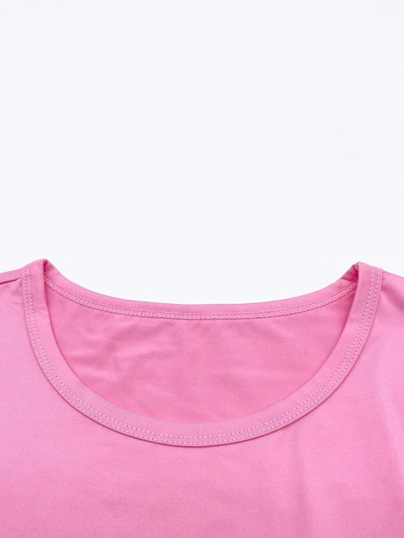 clover Women's Fall Winter Fashion Two-Piece Set, Casual Sporty Long Sleeve Pants, Comfortable Daily Wear, Cartoon Pattern