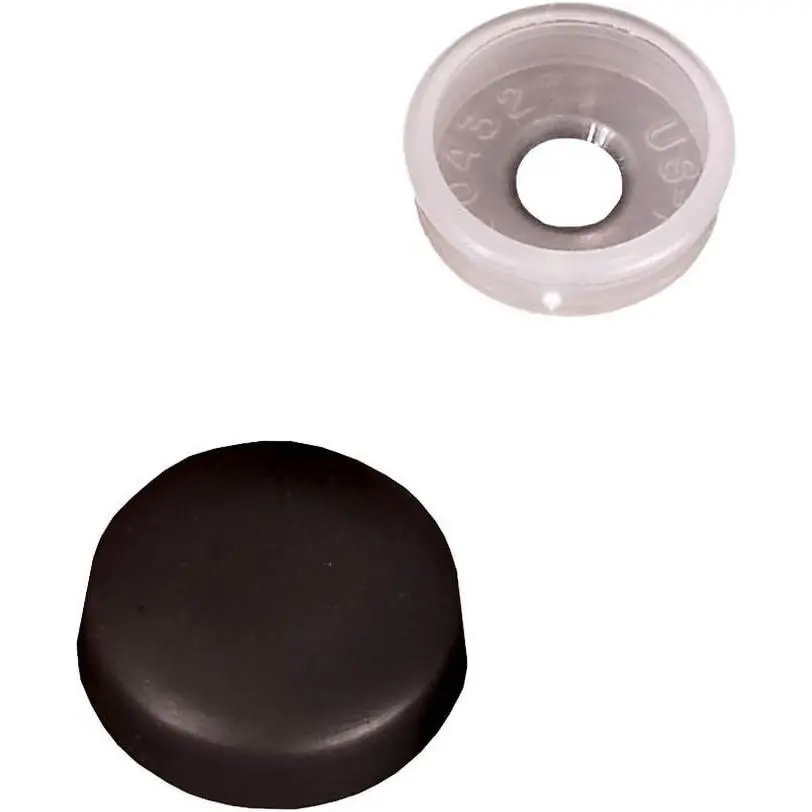 H603 Screw Covers, Black, 14-Pack, Interior HardwareGift