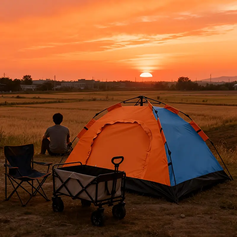 Quick Opening Portable Folding Tent for Outdoor Camping And Hiking - One Door One Window Design