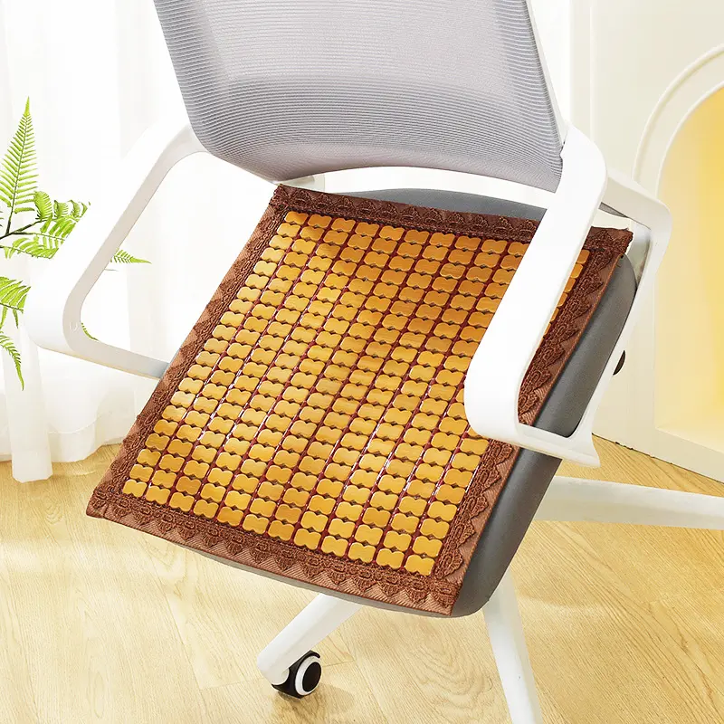 Summer mahjong cooling mat, bamboo cushion, summer office chair cushion, boss computer chair cushion, cooling pad, factory stool cooling pad