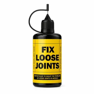 58ml Loose Joint Fix Solution, Precision  Tip for Easy Application, -Acting Durable Hold, Safe for Action Figures & Models