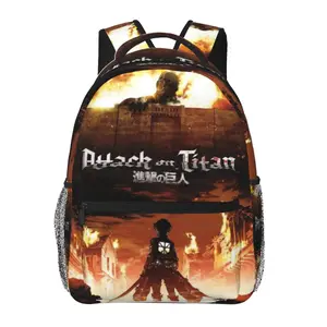 Attack On Titan2 backpack, anime bookbag cartoon lightweight backpacks,adjustable straps book bags for teens girls boys, fashionable unisex school bag, kids bags for office travel college work school, gift
