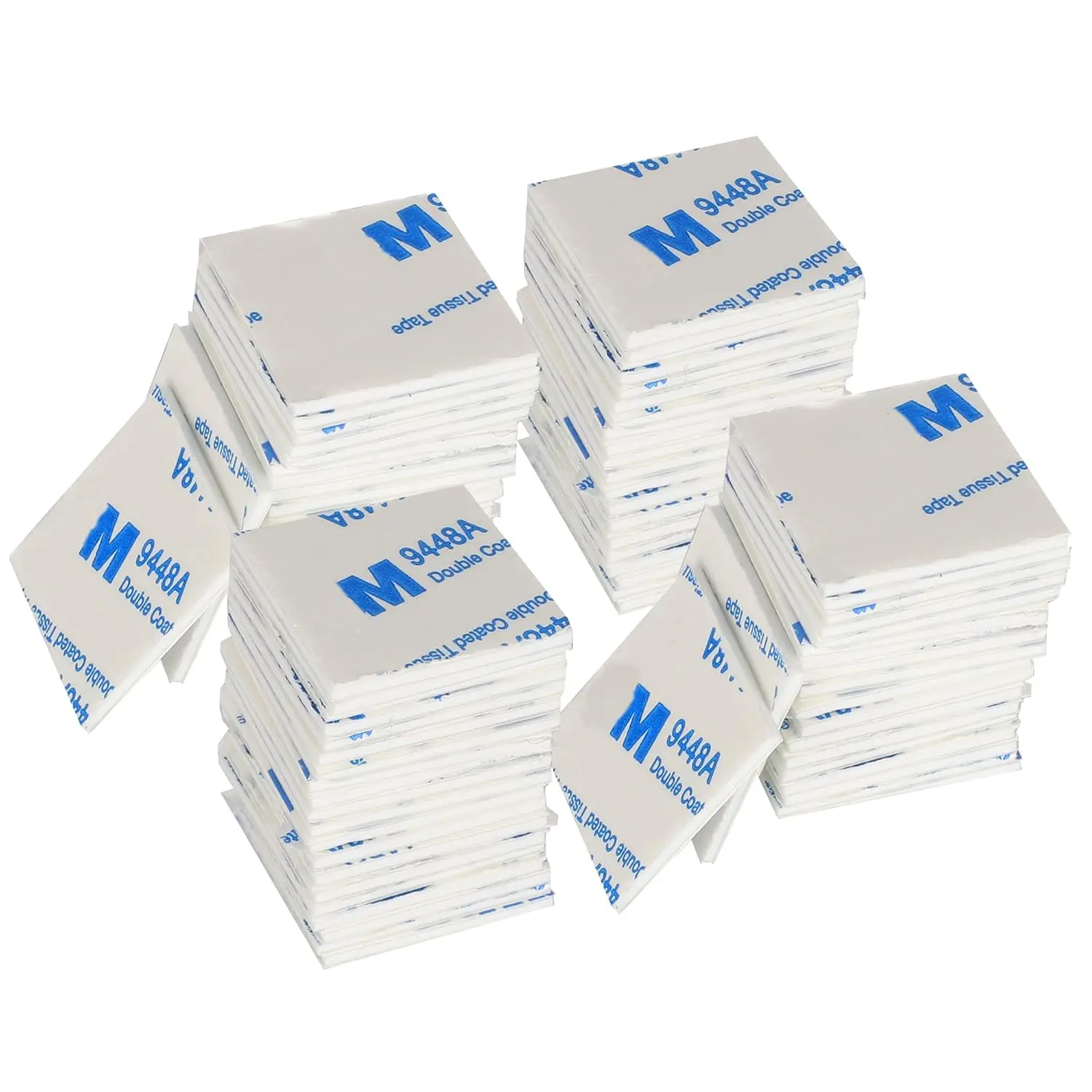 100 count Double Sided  Tape Squares, Heavy Duty Mounting Tape, Self-Adhesive    Pads for  Decor,  Wall, Office Crafts, 27 x 27 x 2mm