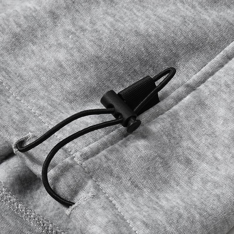 Men's solid color loose waist straight pants, casual loose pocket drawstring design, comfortable for daily wear, suitable for autumn and winter wear, commuting, sports fitness, street wear Both thick and thin versions are available for purchase. SpringSta