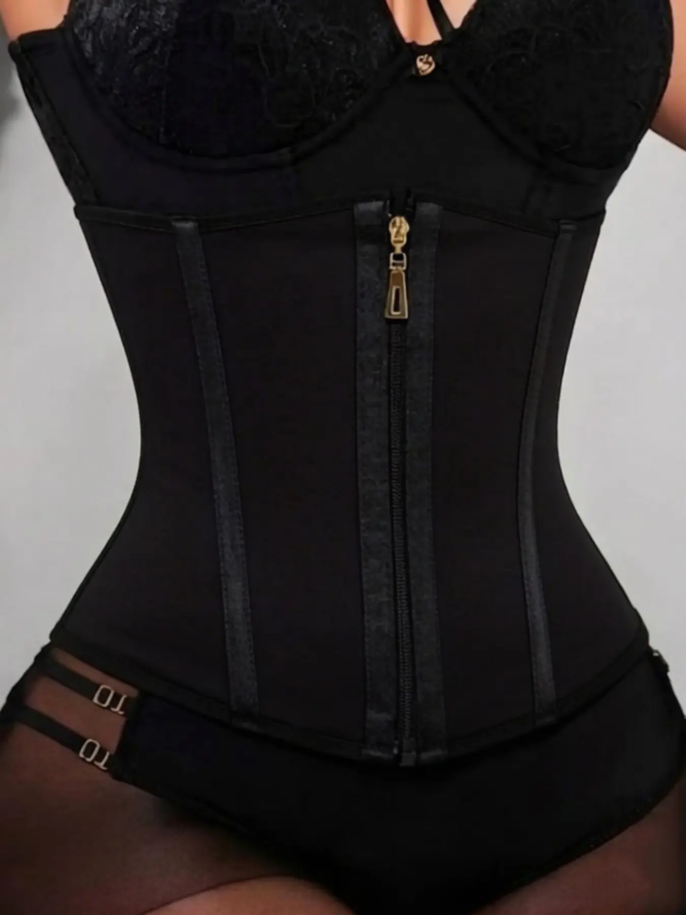 Women's Tight Fit Corset Shapewear, Taming Girdle, Fajas, Body Shapers, Compression Belly Control, Abdomen Compression Waist Cincher, Zipper & Hook Dual Closure, Reinforced Boning Waist Trainer, Ideal For Everyday Use, Special Events, Travel