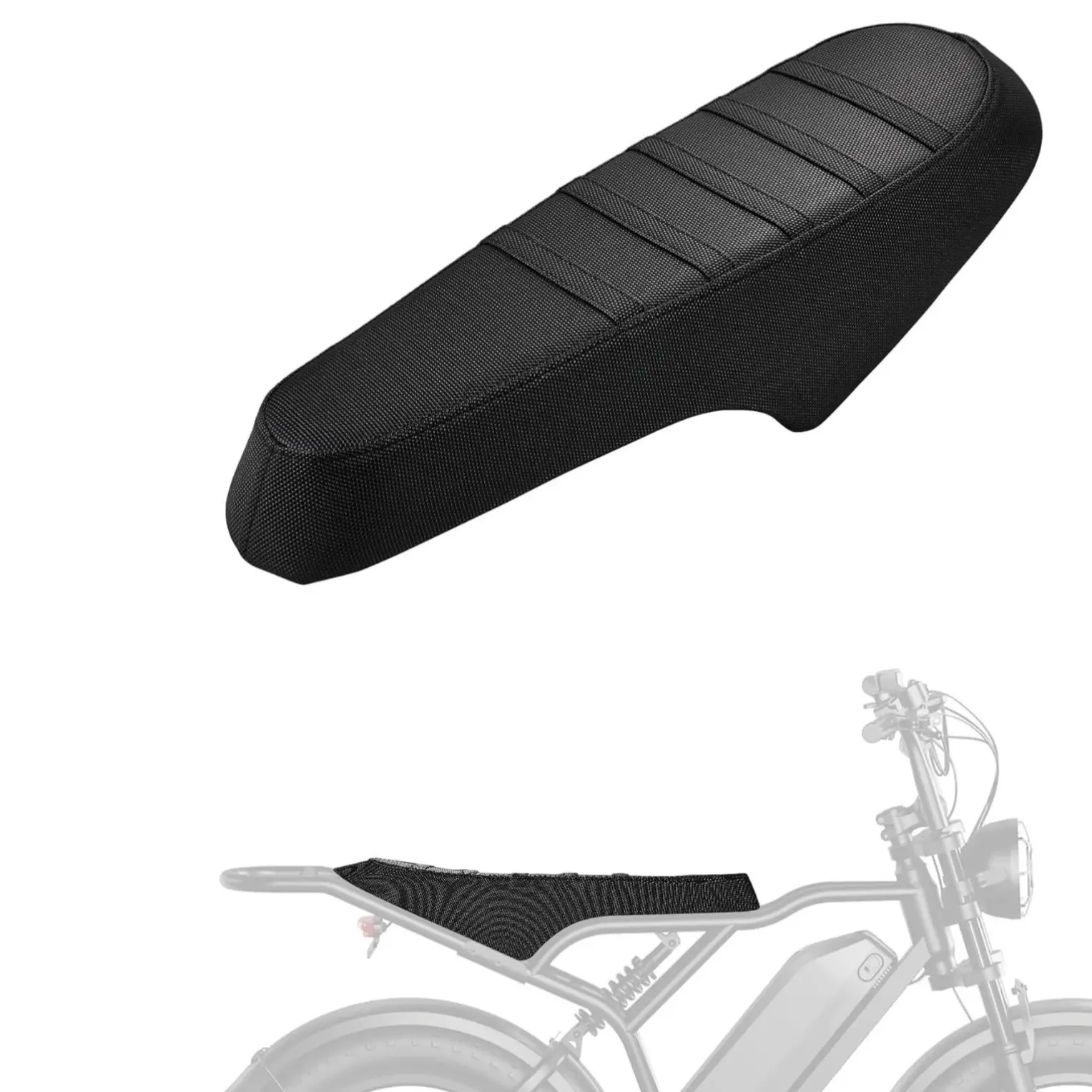 Seat Cover for Tst Electric Bike, Non-Slip PVC Cushion Cover for Adults, Compatible with Ebike E Bike Bicycles, Tst R002 R002s, Cycling Gear