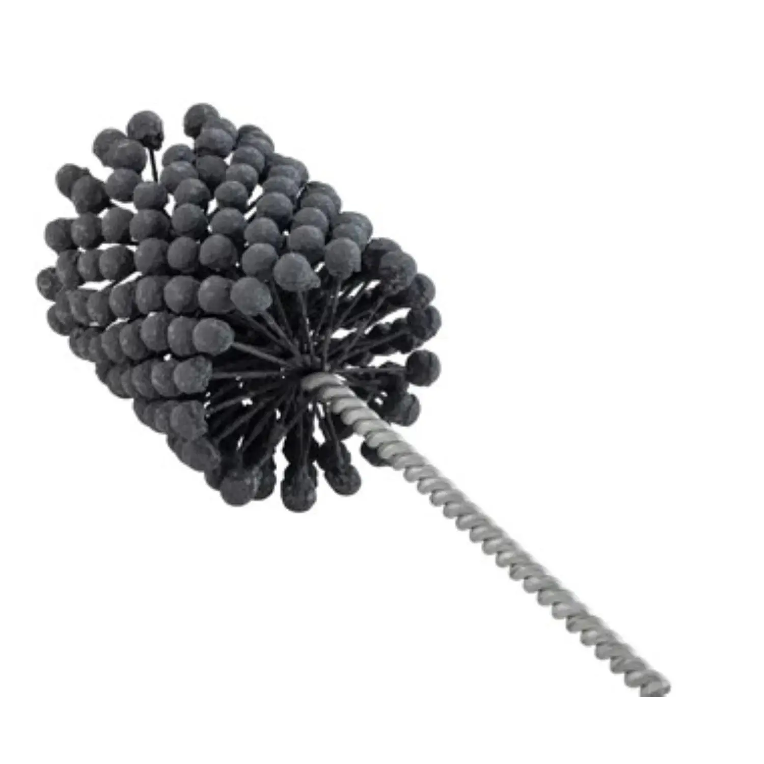 3-1/4" 240SC Flexible Cylinder Hone | Honing & Deburring Bore Brush for Hole Diameters 3.00"-3.27", 240 Grit Silicon Carbide, 0.31" Shank, 13.5" Length