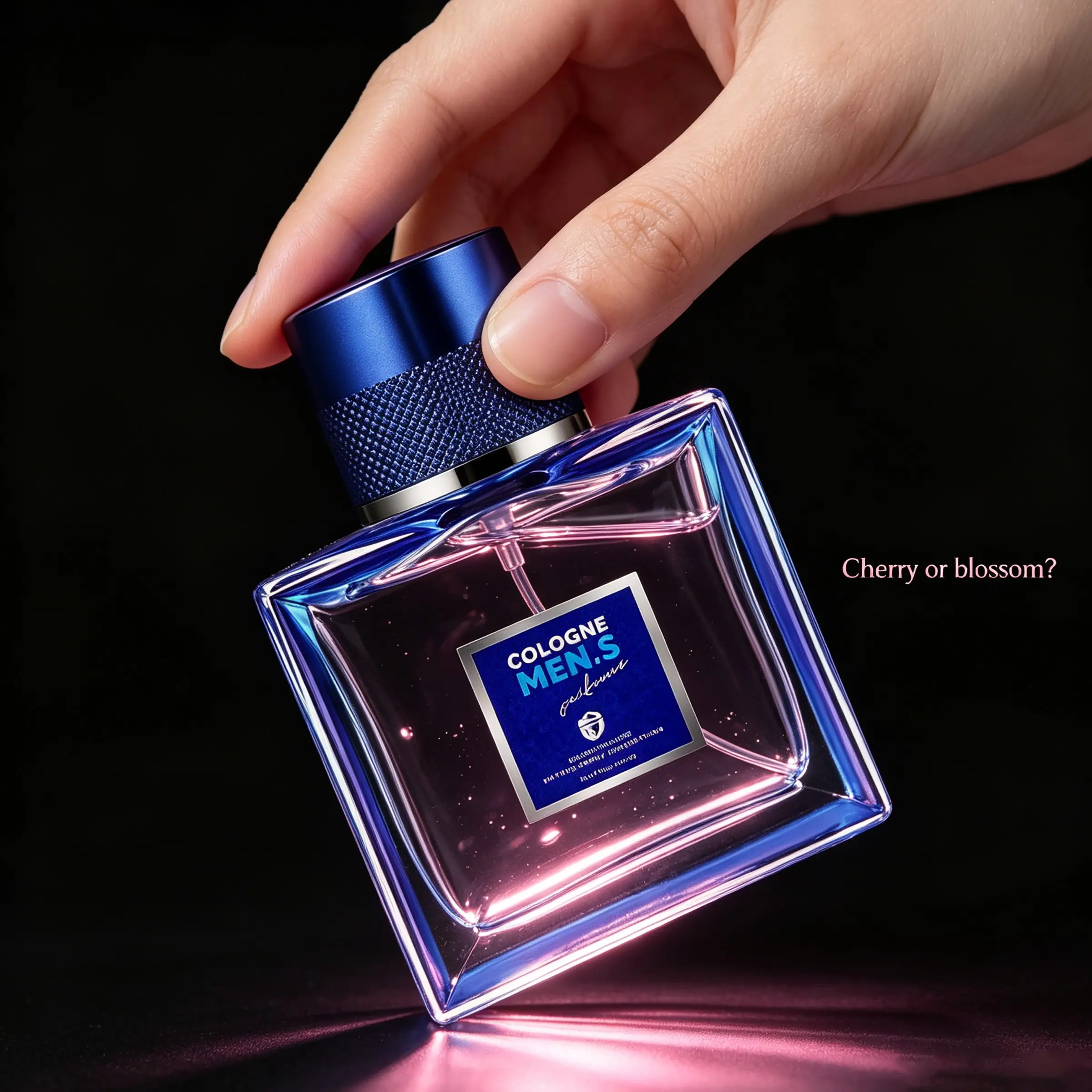 Perfume for Men and Women, Fruity Floral Gourmand Aroma with Cherry & Blackcurrant Top, Cherry Blossom & Lily Heart, Amber & Rosewood Base, a Sweet Soft Scent for Spring or Office, a Unisex Fragrance Gift of Cologne.