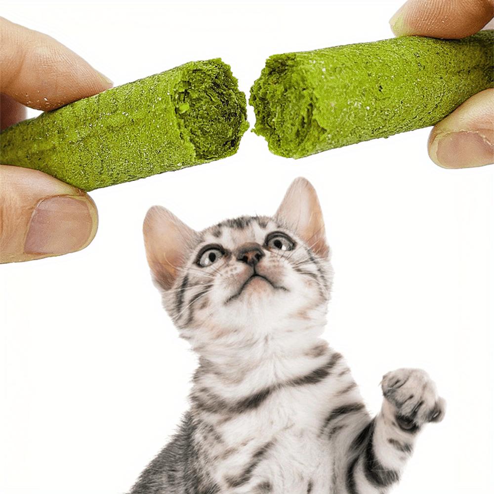 20 Count 4.23oz/120g Cat Grass Stick, Cat Treats for Hairball Support and Teeth Cleaning, Chicken Flavored Hairball Treats for Cats, Natural Freeze Dried Cat Grass Treats for Indoor Cats, Cat Grass for Cat