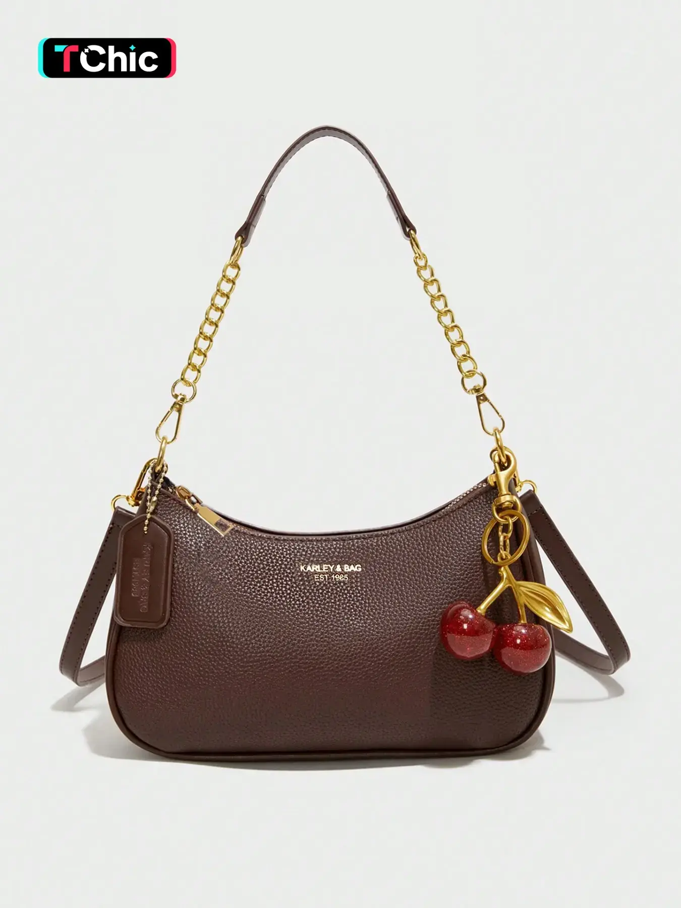 Women's PU Leather Handbag, Vintage Classic Chain Bag, Chic Chain Crossbody, Y2K Style Shoulder Clutch, Casual Summer Crossbody Bag, Perfect for Shopping, Casual Commuter Bag