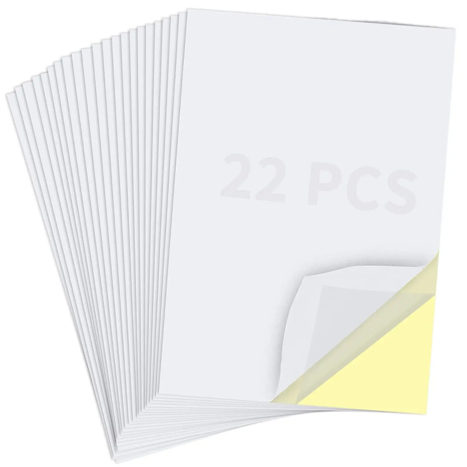 22 Sheets Clear Double Sided Adhesive Tape Sheets for Craft,Sticky Tumbler Tape Wide Large Double Sided Tape Sheets for DIY Art,Craft, Decorative Tape