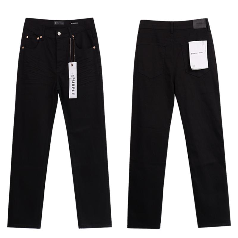 Men's Jeans High Street Black Ripped Old Foot Pants Casual Cotton Denim Fabric graduation  outfits rip frayed jean