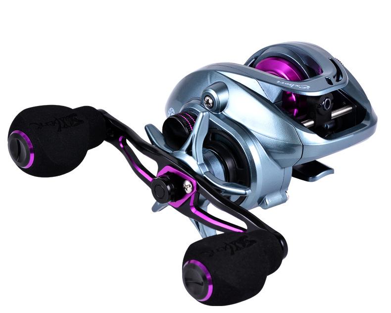 Ultralight Carbon BFS Baitcasting Reel, Magnetic Brake Anti-Backlash Long Cast Versatile Fishing Reel for Bass Trout