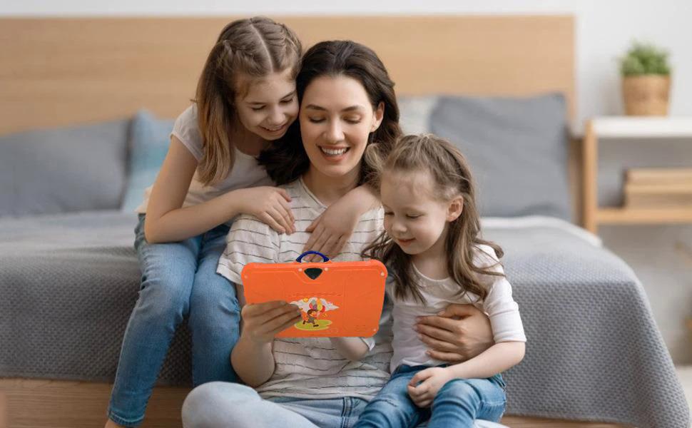 7-Inch Kids Tablet with Android 13 - Quad Core 4GB RAM 64GB Storage, Educational Learning Device with Parental Control & Child-Friendly Design tablet educativa