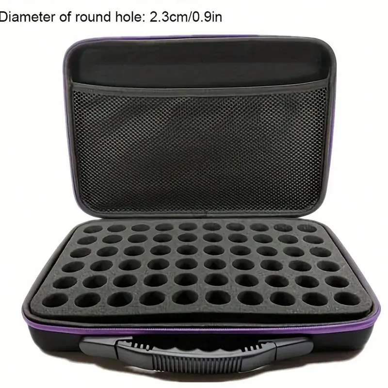 1pc random color 60 Slot Essential Oil Storage Box Suit For Doterra Essential Oil Case Carrying Diamond painting Bag Perfume Nailpolish Bag