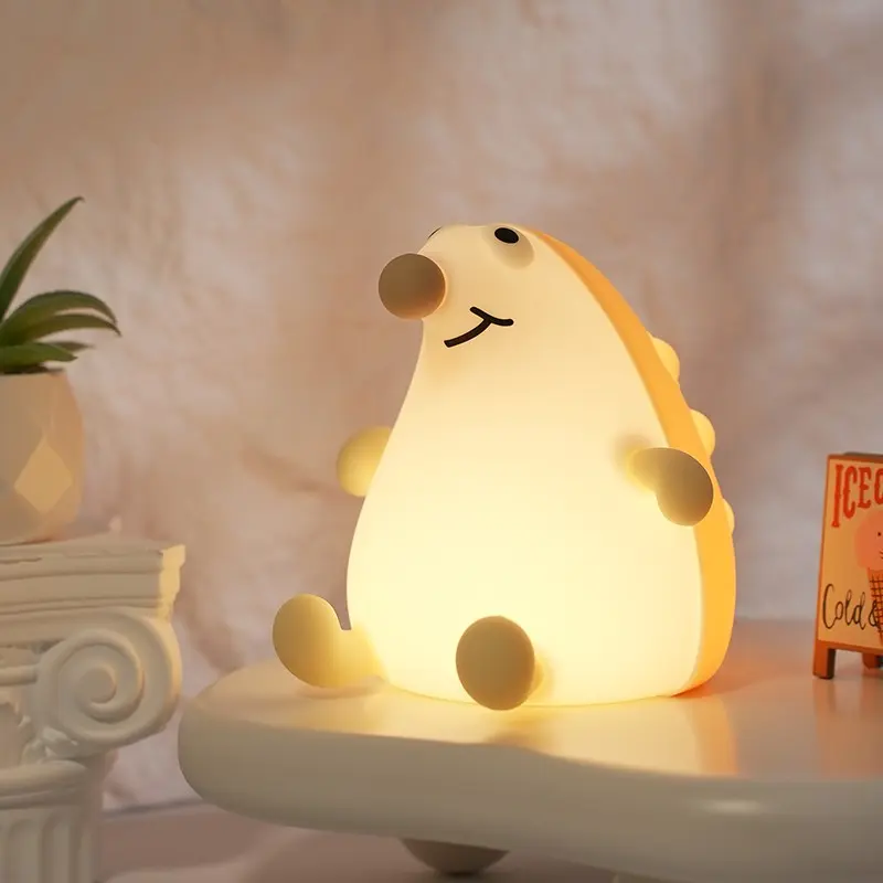 Hedgehog Night Light Stress Relief Toy, Fun Decorative Piece, Seven-Color Sleep Lamp, Perfect Gift for Boys and Girls