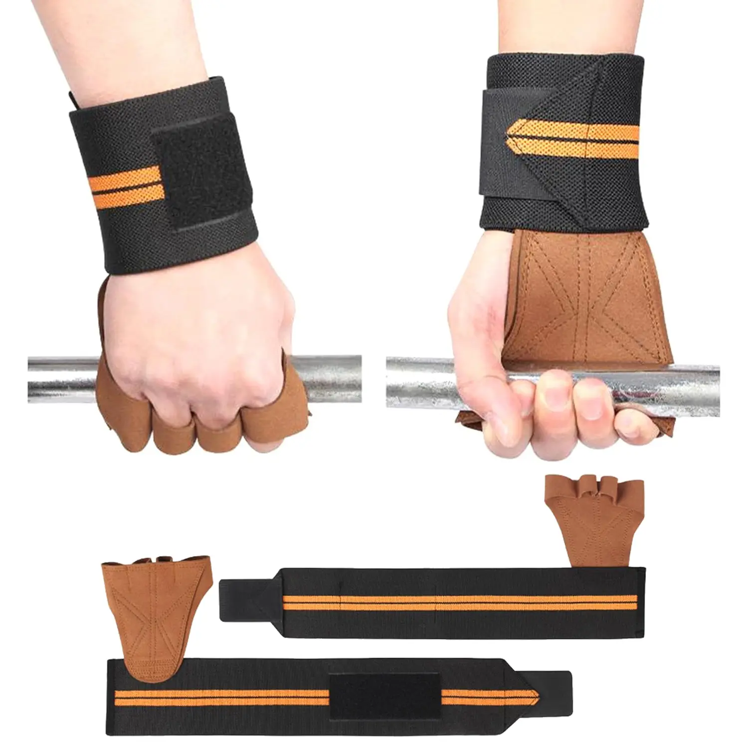 Padded Full Palm Fitness Gloves, Breathable Weight Training Gloves, Unisex Dumbbell Protection, Ideal for Lifting and Gym Workouts