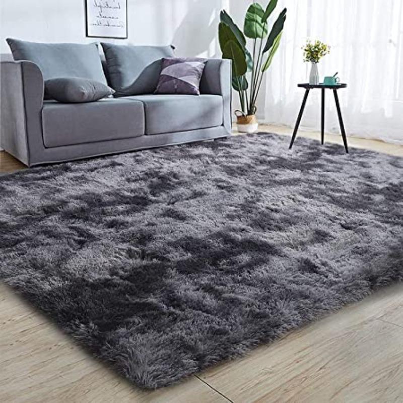 Modern Style Faux Fur Rug, Soft Shaggy Rug, 1 Count Soft Floor Mat, Fluffy Rugs, Fluffy Area Rug, Decorative Carpet for Home Living Room Bedroom Study Room, Valentine's Day Gift, Furry Soft Rugs