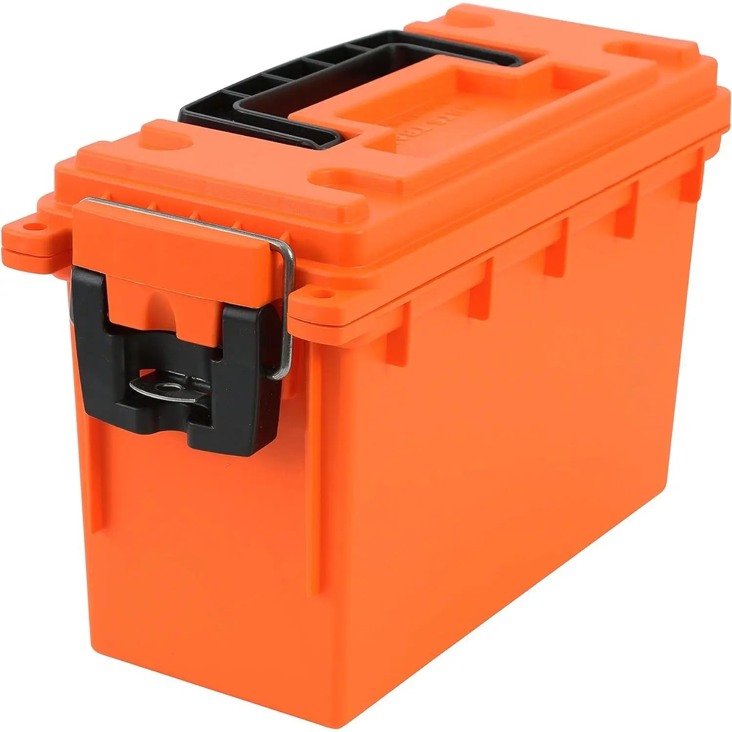 12680 Made in USA Marine Dry Box - Stackable Storage Bins with Latched Lid, Water-Resistant Boat & Dock Gear Container, Small Parts Organizer