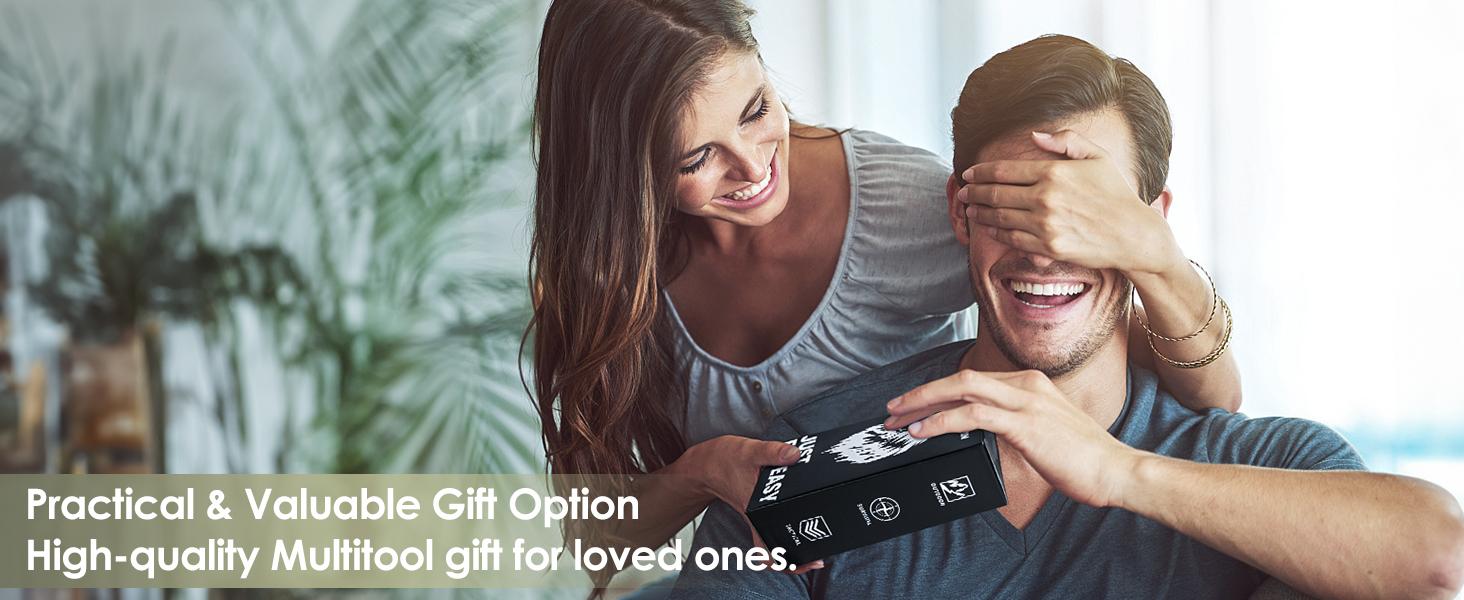 Multitool, 17-in-1 Stainless Steel Multi Tool Pliers with Self-Locking, Pocket Knife, Nylon Sheath, Professional (EDC) Multi-Tool for Survival, Camping, Hunting, Hiking, Gifts for Men