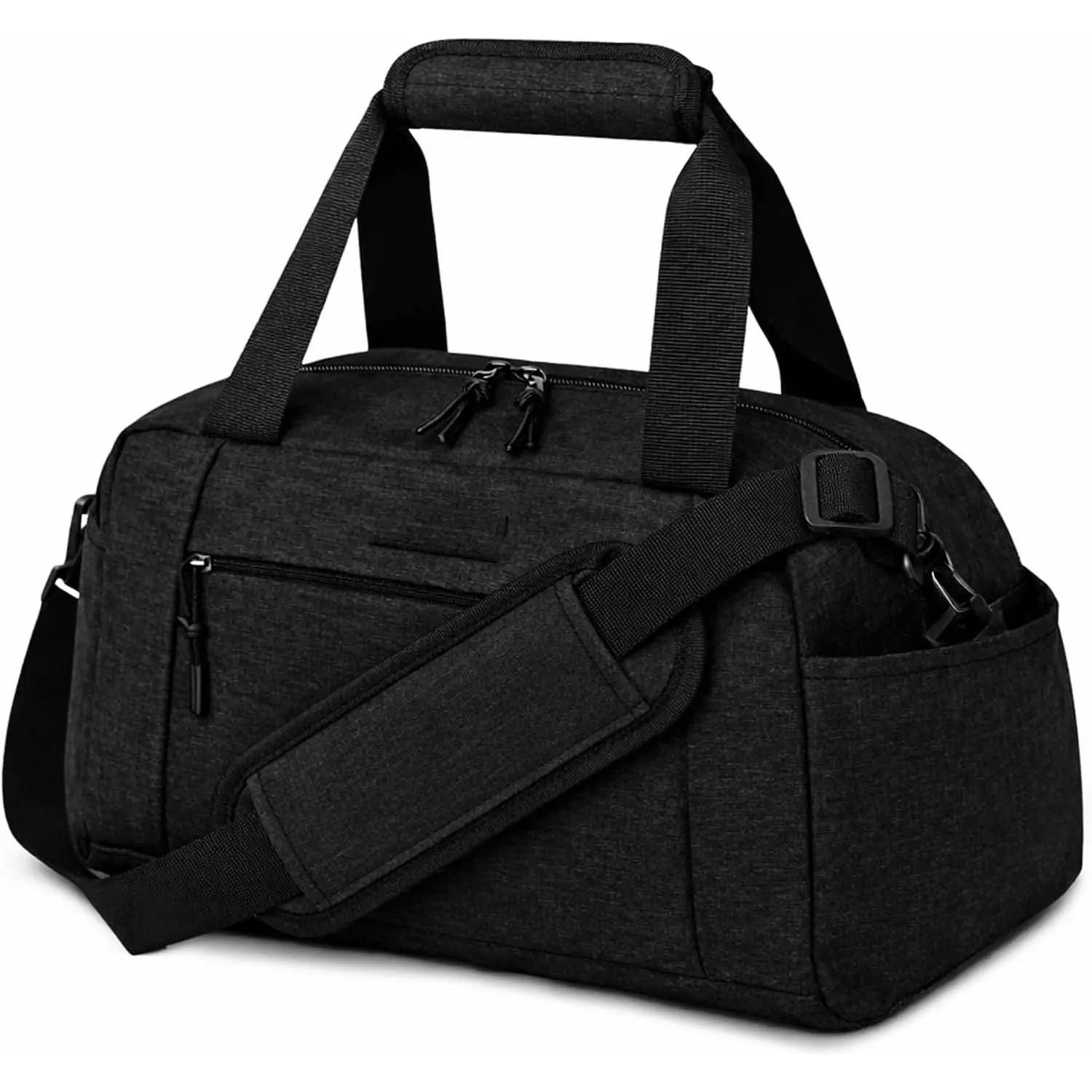 14 inch Small Gym Bag for Women & Men, Lightweight Carry  Mini Duffle Bag with Multiple Pockets,  Bag for Travel and Workout.