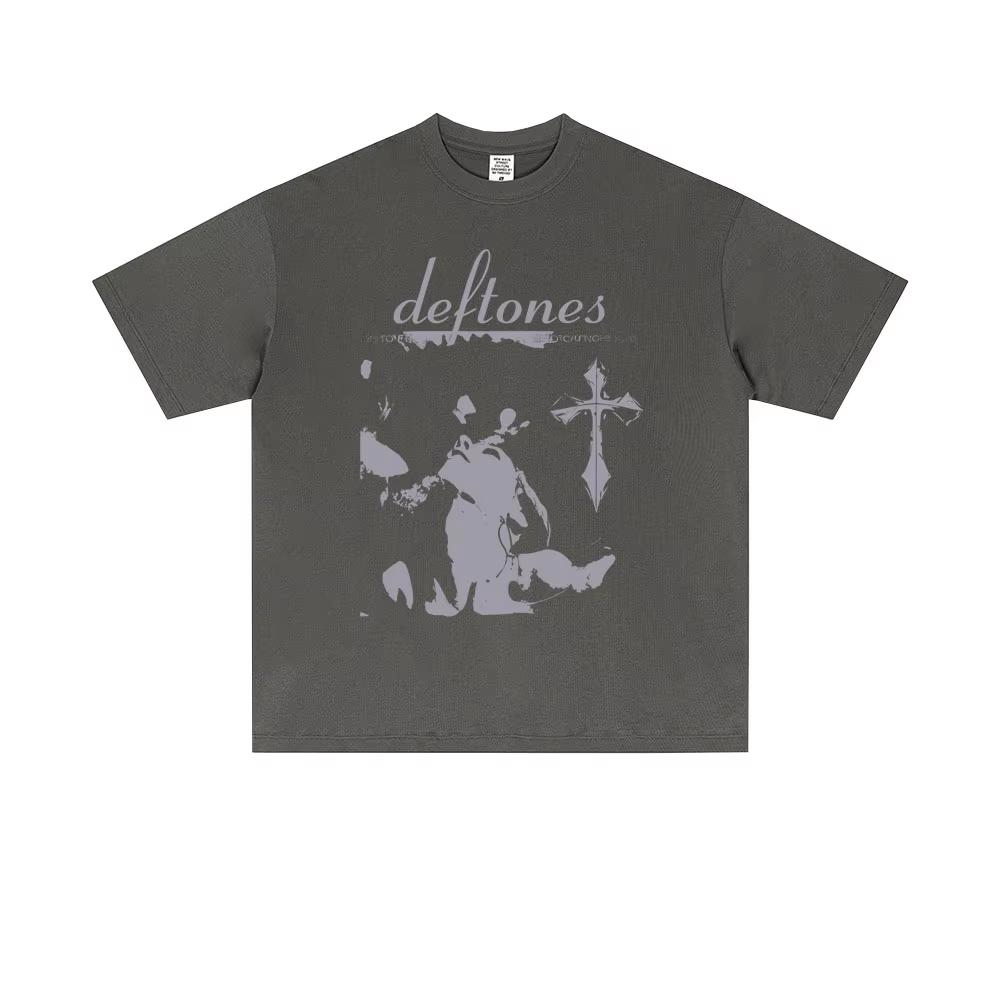 Rock Band Deftones Saturday Night Wrist T Shirt Men Women Alternative Heavy Metal Streetwear Male Fashion Oversized T-shirt Tops