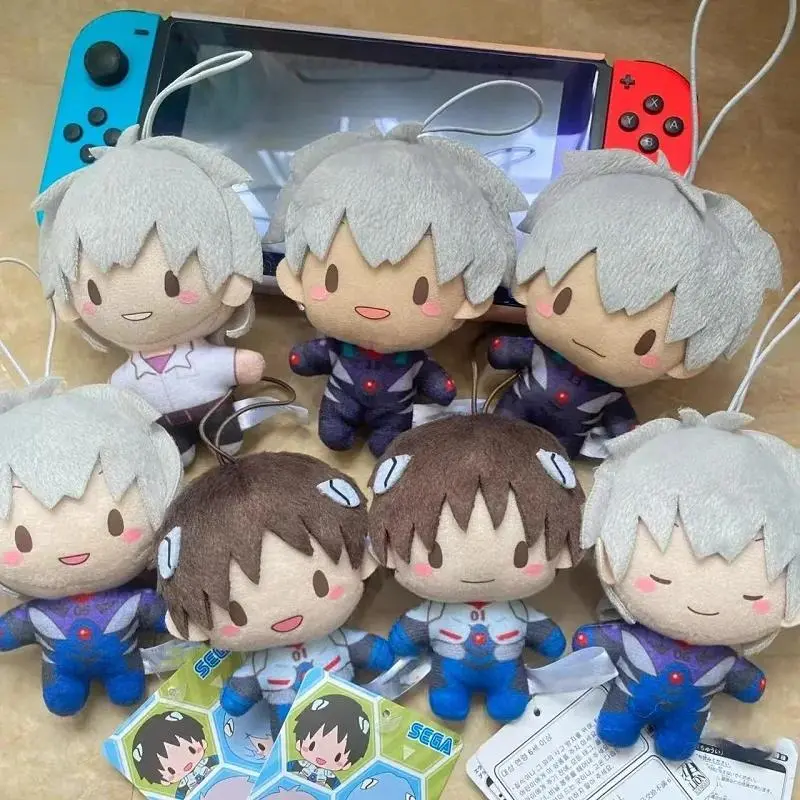 2026 Hot In-Stock Neon Genesis Evangelion (EVA) Shinji Ikari Plush Doll, Anime & Manga Cartoon Stuffed Toy, Dopamine Backpack Accessory for Classic Novelty Toys Collection